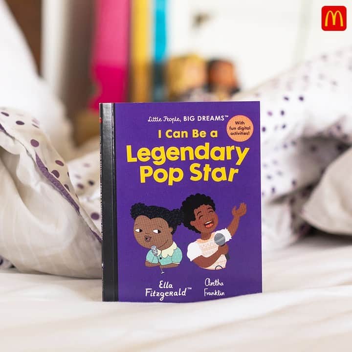 McDonald's Philippinesのインスタグラム：「bedtime stories, but make it legendary. ✨  Order na ng Happy Meal Readers book -  I Can Be a Legendary Pop Star via McDelivery!」