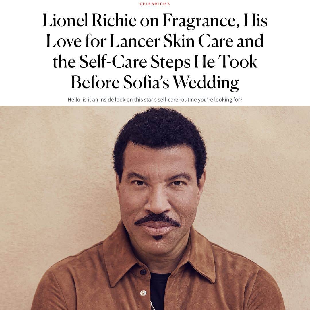 ライオネル・リッチーのインスタグラム：「@lionelrichie's new signature fragrance, Easy Like Sunday Morning, just launched at @HSN and—you guessed it—the fresh and cozy sugared-musk and sandalwood scent “celebrates a perfect morning.” Tap the #linkinbio, where we recently caught up with Richie, who shared how his songs connect to the formulas he creates, and what self-care looks like to him.⁠ ⁠ Written by: @liz.ritter  #lionelrichie #fragrances #sandelwood #homefragrance #homefragrances #hsn #lionelrichiehome」