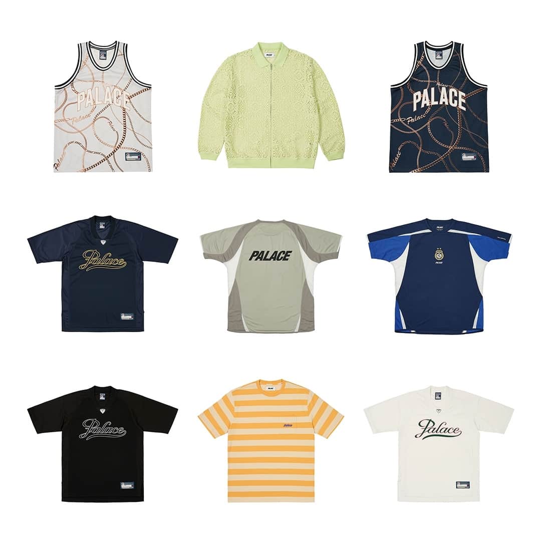 HYPEBEASTさんのインスタグラム写真 - (HYPEBEASTInstagram)「@hypebeaststyle: @palaceskateboards has shared a full look at its upcoming Fall 2023 collection, comprising a bevy of apparel, accessories and skate hardware. This season, the brand has curated a capsule inspired by key themes such as Americana, nostalgic sportswear, and collegiate motifs, which is evident in the design of the pieces.⁠ ⁠ Leading the pack is the label's collaboration with iconic US outerwear manufacturer @avirex_us. Teased earlier this week, the duo has prepared a varsity-inspired jacket with co-branding, as well as long sleeves, bottoms and headwear. Other highlights include silhouettes constructed with GORE-TEX and Pertex, ensuring protection from the elements. Additionally, the lineup also features city-specific store exclusives, in partnership with @champion.⁠ ⁠ The offering is scheduled for both in-store and online releases beginning August 4 on the imprint's official webstore, followed by a drop in Japan and via WeChat on August 5.⁠ Photo: Palace」7月31日 20時16分 - hypebeast