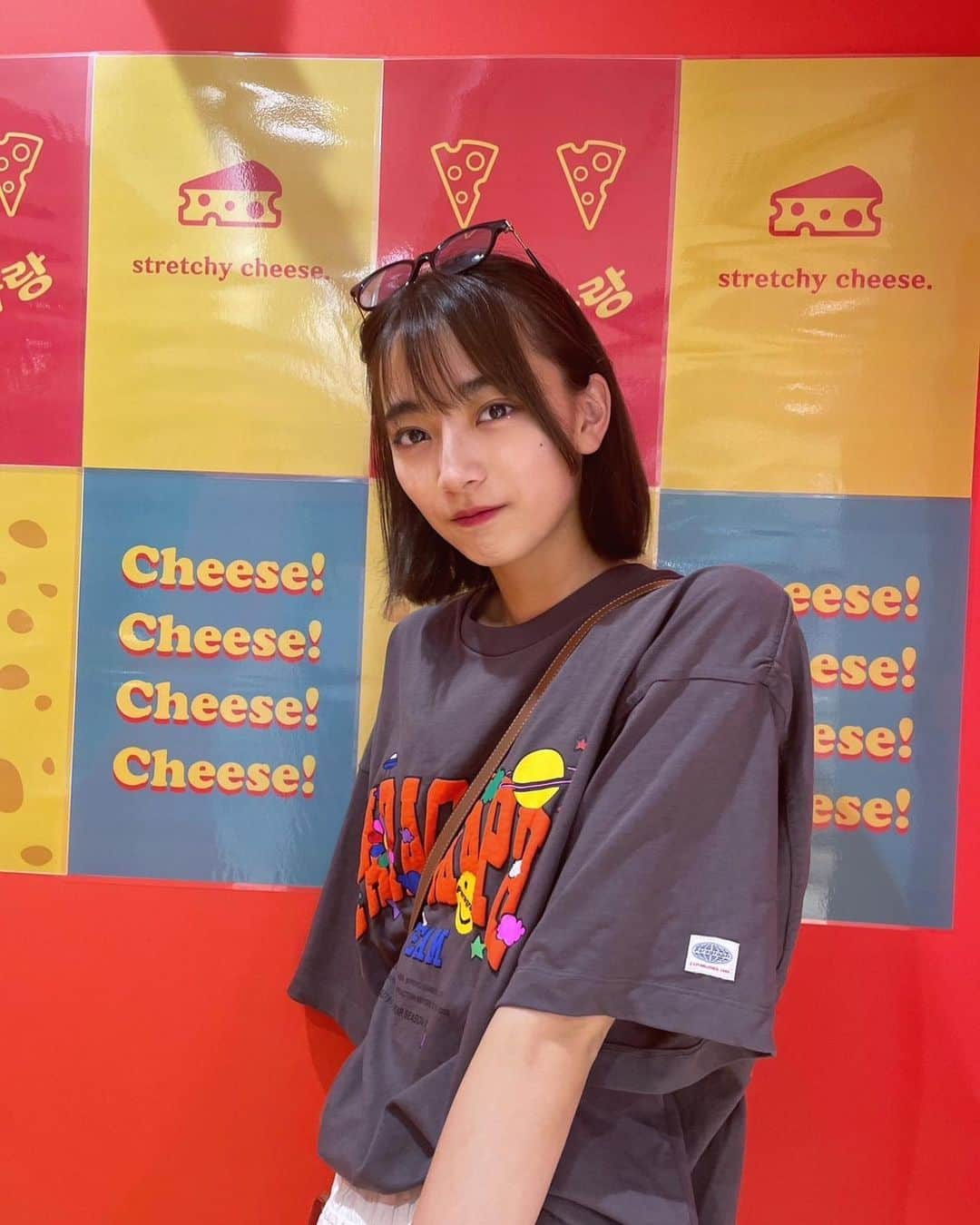 後藤萌咲のインスタグラム：「. 🧀😎🧀」