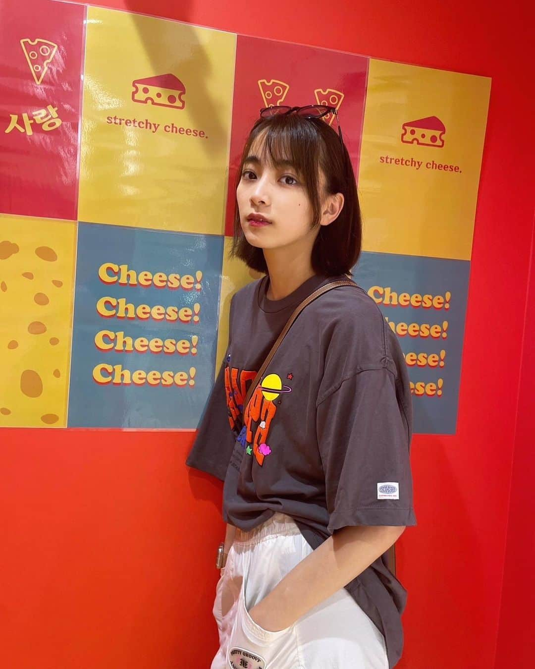 後藤萌咲さんのインスタグラム写真 - (後藤萌咲Instagram)「. 🧀😎🧀」7月31日 20時23分 - moe_goto0520