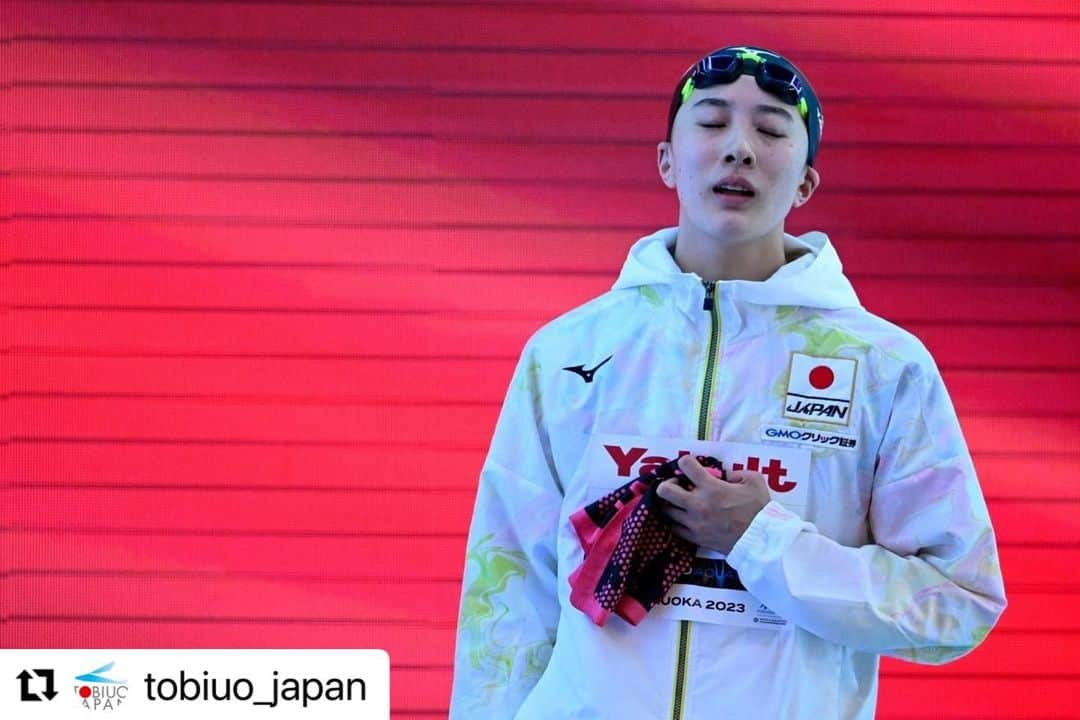 大橋悠依のインスタグラム：「． World Aquatics Championships 🌏👑  200IM 6th 🏊‍♀️ たくさんの応援を ありがとうございました！🔥🩵  #Repost @tobiuo_japan with @use.repost ・・・ #WorldAquaticsChampionshipsFukuoka2023 #トビウオジャパン #tobiuojapan #swimming #JASF #worldaquatics #UnitedByWater #Fukuoka23 #AQUAFukuoka23 #競泳 #PICSPORT @picsport_japan #大橋悠依 @yui_ohashi_」