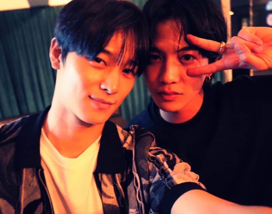 志尊淳さんのインスタグラム写真 - (志尊淳Instagram)「hung out with myfriend🤞🇰🇷🇯🇵  @official_theboyz  #juyeon」7月31日 20時53分 - jun_shison0305