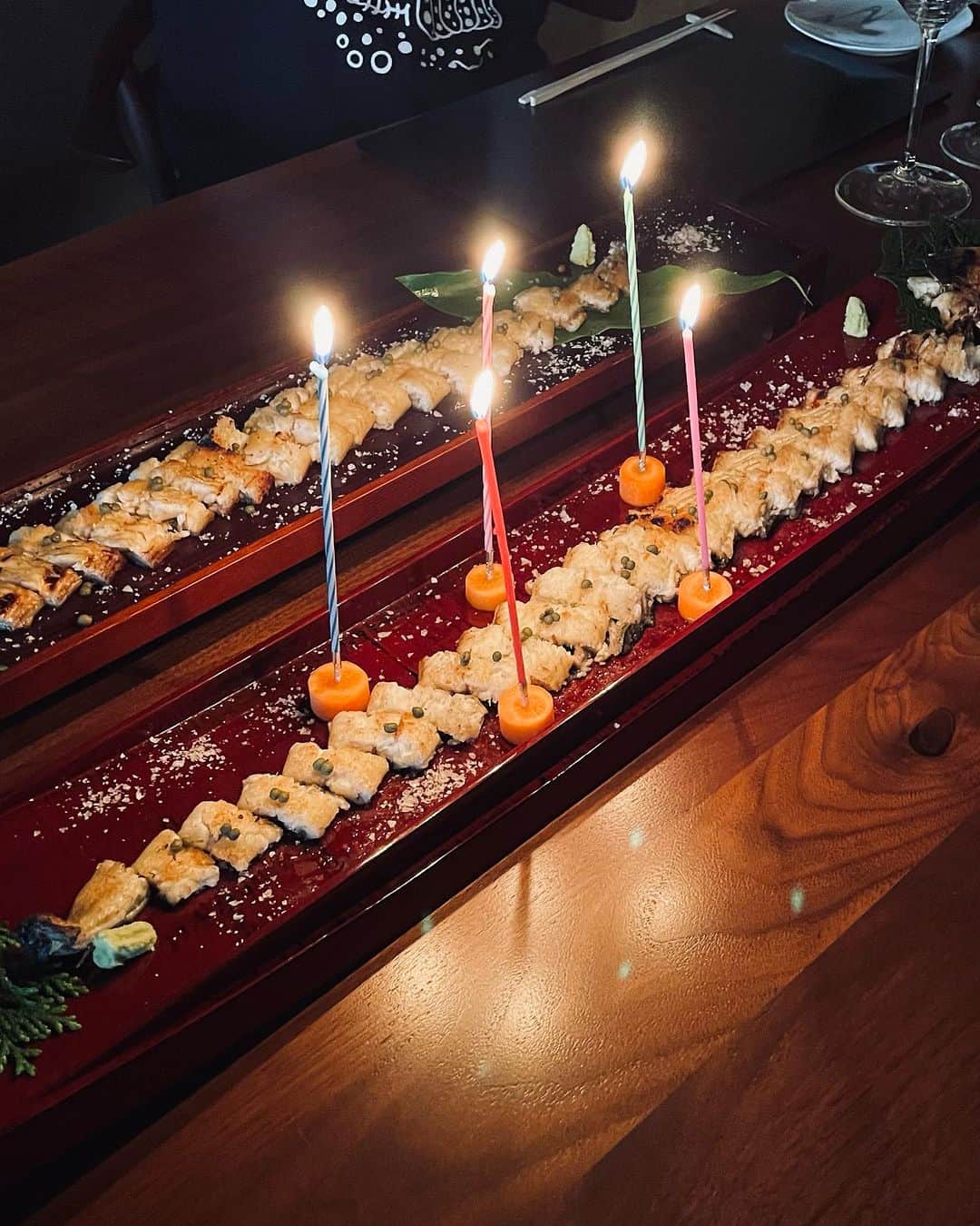 真藤舞衣子さんのインスタグラム写真 - (真藤舞衣子Instagram)「7月の徳山鮓さん。 鮎や鰻、琵琶鱒、岩床鯰、熟鮓など堪能しました ...