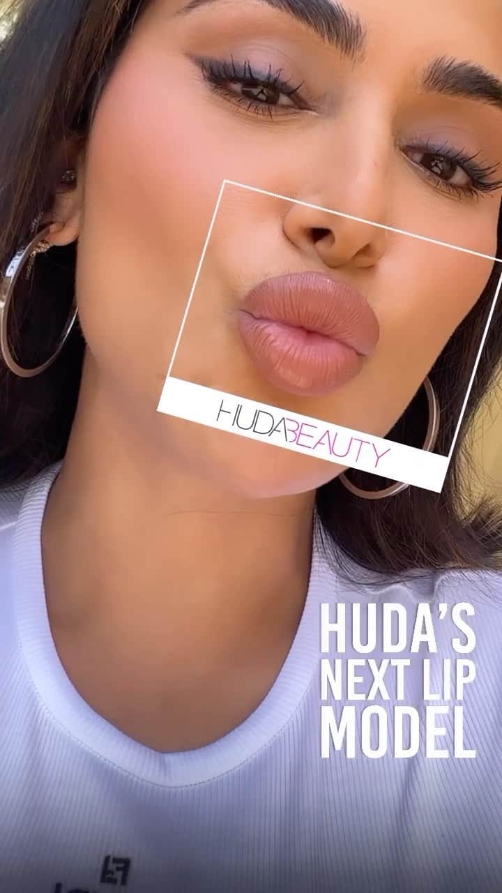 Huda Kattanのインスタグラム：「BE OUR NEXT LIP MODEL! 2 days left to enter to win… ✈️ A flight to Dubai 🏨 Hotel stay 👯‍♀️ Meet & greet with Huda 📸 Photoshoot experience 🛍️ $500 goodie bag   Just use our Lip Filter, tag @hudabeauty & post to your stories before 1 August 2023, 21.00 GST   Full Ts & Cs: hudabeauty.com/default/blog-nld-competition-92988.html」