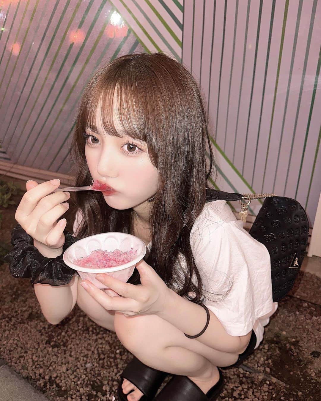 のインスタグラム：「お祭り大好き🍧❤︎」