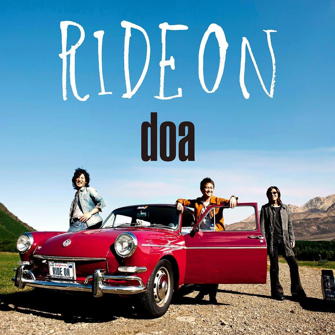 吉本大樹さんのインスタグラム写真 - (吉本大樹Instagram)「#doa 7th Album 2013.1.23 Release “RIDE ON”  1- RIDE ON 2- 誰も知らないドライブ 3- シュガー　トレイン 4- まわり道 5- We are one 6- Feel Good 7- Like an angel 8- 季節が変わる頃またここで会おう 9- GO AHEAD 10- LOCK MONKEY ROCK!! 11- CALIFORNIA SUNSET 12- Now and Forever 13- Boys, Be Ambitious」7月31日 21時35分 - hiroyoshimoto