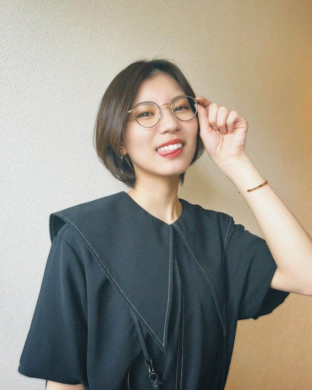 小林玲さんのインスタグラム写真 - (小林玲Instagram)「新しいメガネかけてﾙﾝ👓❣️」7月31日 21時53分 - rei.kobayashi