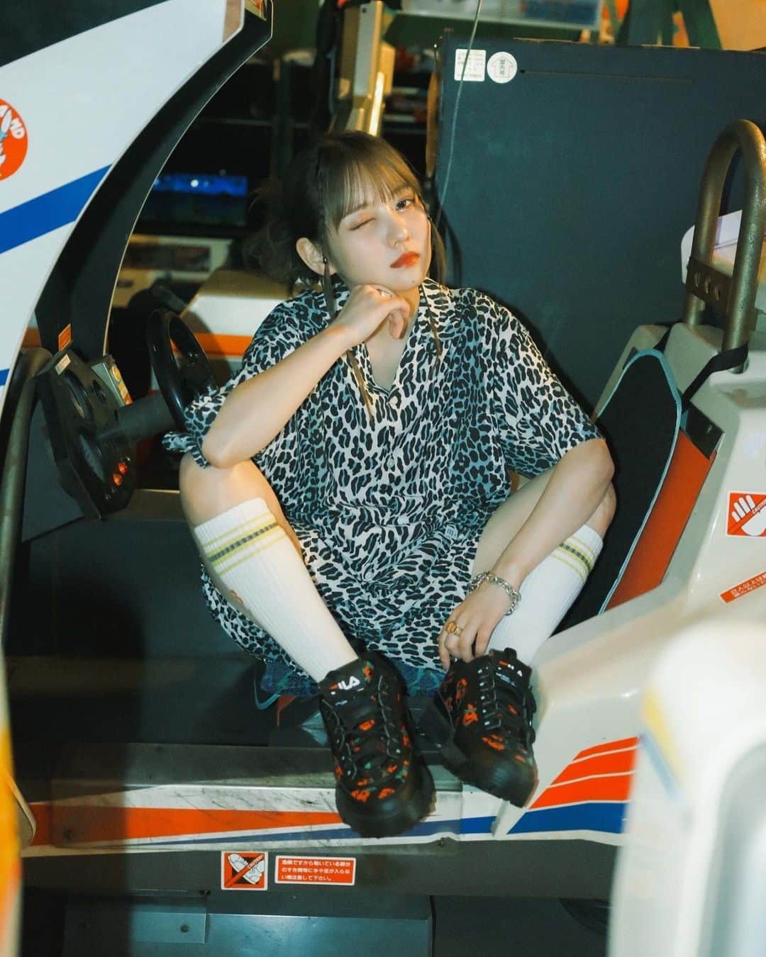 佐藤ノアのインスタグラム：「FILA×BEDWIN モデルしました🪽 可愛いお靴ですこと みなさんお揃いにしましょうね」