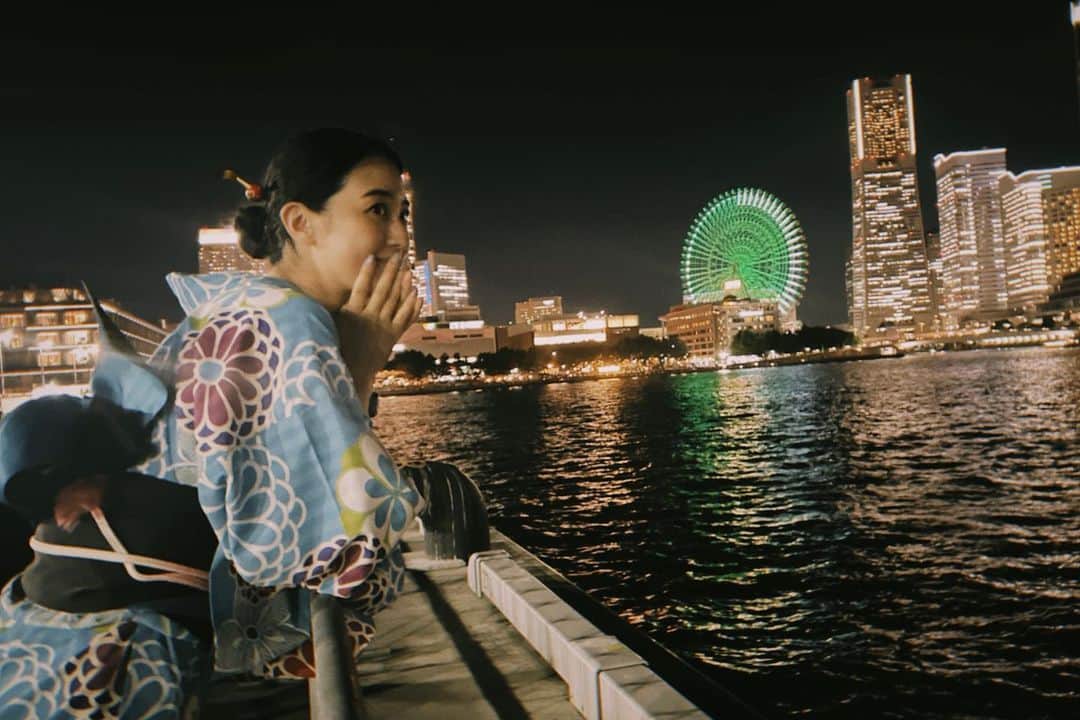 青野楓さんのインスタグラム写真 - (青野楓Instagram)「夏🎆👘🍧  #ブルーカエデ #浴衣#浴衣ヘア」7月31日 22時30分 - kaede626