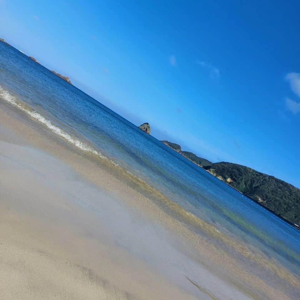 手島千尋さんのインスタグラム写真 - (手島千尋Instagram)「静岡・下田の海🌊  都心から熱海までは近いのに 下田までは遠いんですよね👜 都内から下田までは 踊り子に乗って2時間40分 熱海は新幹線で45分 同じ伊豆なのに🐚  でも、 遠いだけあって 海🌊の透明度が高くて綺麗✨  しかも、駅からビーチまで 車🚗に乗れば15分程で着きます👍️ ※渋滞なしの場合。  下田には9つのビーチがありますが ビーチ⛱️それぞれ雰囲気が違うから より楽しい💃✨✨  時間に余裕れば🌊おすすめです✨  夏🌞の海のススメ。  #夏　#海　#伊豆」7月31日 22時32分 - teshimachihiro0139