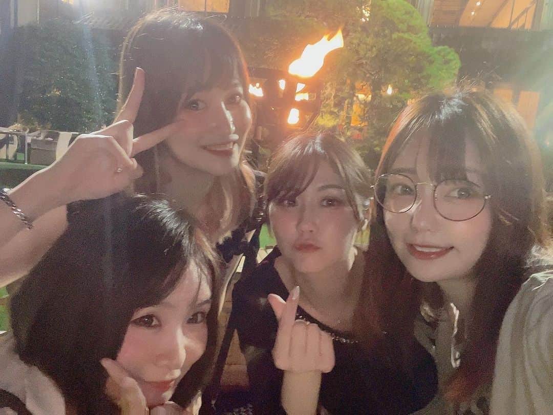 宮内こずえのインスタグラム：「ビアガーデン最高✨」