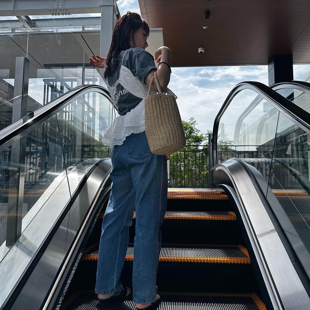 sayocoさんのインスタグラム写真 - (sayocoInstagram)「初上陸🌳 マックとマリオンクレープが食べたくて行ったのに、 マックが消化できなくてクレープ食べれなかった🥲☁️  しかも帰りにクリスピークリームドーナツ買おう〜♪って るんるんしてたのに、すっかり忘れてもうて😀 #全部暑さのせい」7月31日 23時08分 - sayoco
