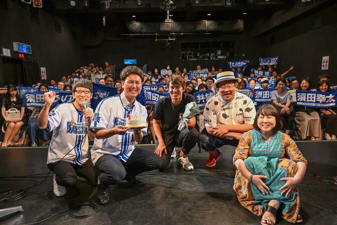 吉川正洋さんのインスタグラム写真 - (吉川正洋Instagram)「井納さん&須田さんゲストの『横浜に入る悦び』ご来場のみなさまありがとうございました！  みなさんのおかげで明日からの大事な6連戦、勝てそうな気がしてきました！！」7月31日 23時13分 - dhyoshikawa