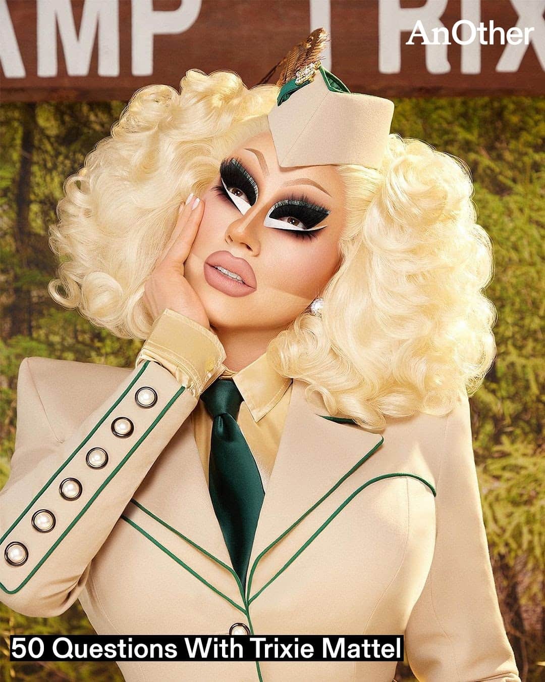 AnOther Magazineのインスタグラム：「Who would @trixiemattel be scared to meet? "Amanda Lepore and Dolly Parton. And @rupaulofficial still really scares me" 👀⁠ ⁠ RuPaul’s Drag Race alumni Trixie Mattel answers AnOther’s 50 Questions, covering everything from the purpose of drag, the meaning of camp, and why people mistake her for being rich. Read Trixie's responses to @misternicklevine's quickfire questions at the link in bio 📲⁠ ⁠ 📸 Trixie Mattel」