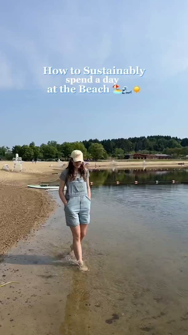 Panasonicのインスタグラム：「@emmajanegeisler shares how to keep our beaches clean! 🏖️」