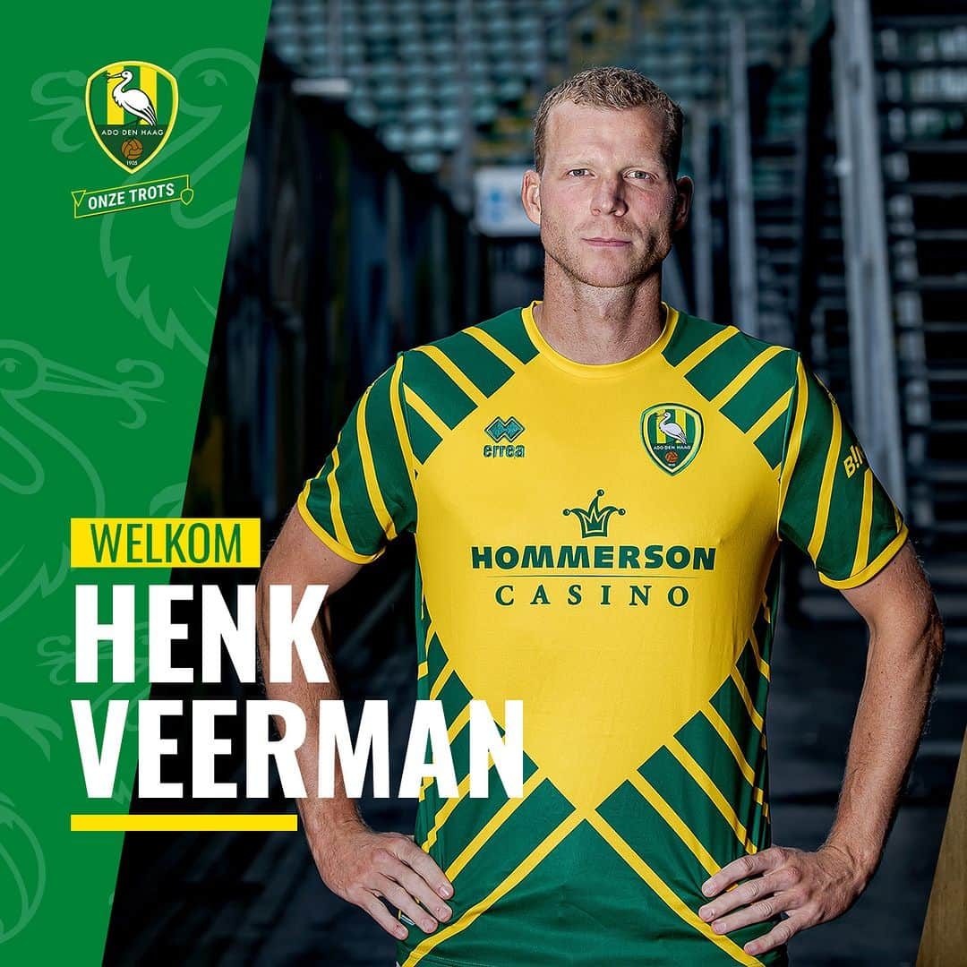 ADOデン・ハーグのインスタグラム：「✍️ 𝗦𝗜𝗚𝗡𝗘𝗗!   Het is officieel. Henk Veerman is #OneOfUs!  Lees meer op de website.」