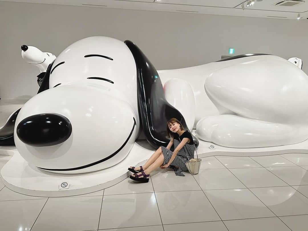 秋山衣梨佳さんのインスタグラム写真 - (秋山衣梨佳Instagram)「#SNOOPYMUSEUM 🐶🖤」8月8日 21時30分 - akiyamaerika