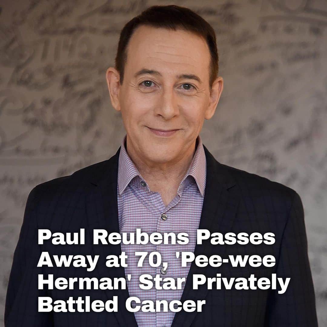 Just Jaredさんのインスタグラム写真 - (Just JaredInstagram)「Paul Reubens, who was best known for his work playing the character Pee-wee Herman in various movies and TV shows, has died at the age of 70. Tap this photo at the LINK IN BIO for his estate's statement. RIP. #PaulReubens #RIP Photo: Getty」8月1日 2時12分 - justjared