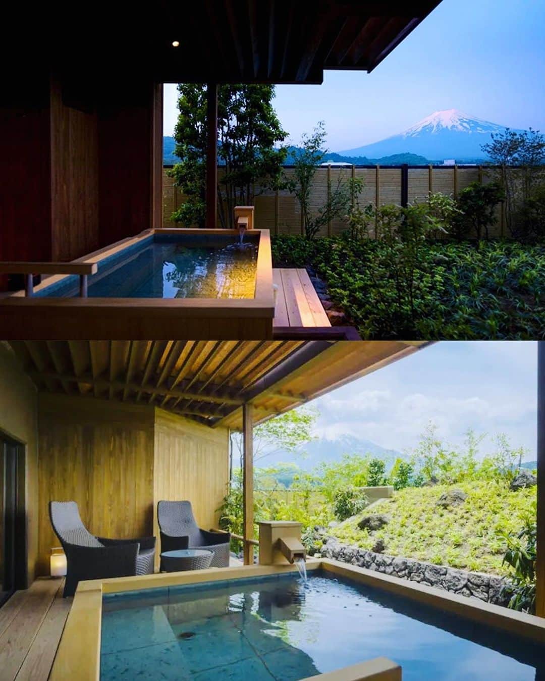 JAPAN TRIP 大人旅〜厳選の宿〜さんのインスタグラム写真 - (JAPAN TRIP 大人旅〜厳選の宿〜Instagram)「． 富士山を一望する露天風呂。 静寂に籠り、安らぎに憩う。 さらなる高みへの贅沢を、心ゆくまで。  ＝DATA＝＝＝＝＝＝＝＝＝＝＝＝＝＝＝＝＝ 📍別墅然然  ■ 山梨県富士吉田市上吉田東9-1-18 ■ 17室 ■ IN 14:30～／OUT 11:00 ■ 2名：101,200円～（夕朝食付） ※目安料金です。料金は施設に確認ください。 ＝＝＝＝＝＝＝＝＝＝＝＝＝＝＝＝＝＝＝＝＝  🔸富士山 🔸絶景露天風呂  🔸温泉 🔸露天風呂 🔸露天風呂付き客室あり 🔸源泉掛け流し 🔸大浴場 🔸サウナ 🔸子供可 🔸ペット不可  #山梨ホテル #山梨旅行 #富士山 #絶景温泉 #温泉旅行#温泉旅館 #露天風呂 #露天風呂付き客室 #源泉掛け流し #源泉かけ流し  #大人旅jp #大人旅 #大人旅の宿 #国内旅行 #家族旅行 #ご褒美旅行 #贅沢旅行 #記念日旅行 #japantrip #japantravel」8月1日 7時00分 - otonatabi_jpn