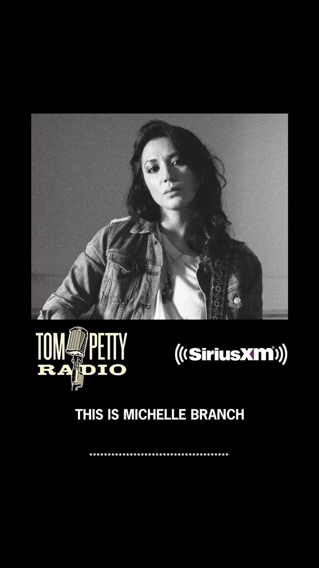 ミシェル・ブランチのインスタグラム：「This week on Tom Petty Radio – Guest DJ @MichelleBranch!  Tune in to @SiriusXM channel 31 to hear the full episode at the times below or on-demand in the SiriusXM app:  Monday, July 31 at 4pm ET / 1pm PT (Premiere) Tuesday, August 1 at 10am ET / 7am PT Wednesday, August 2 at 10pm ET / 7pm PT Thursday, August 3 at 12pm ET / 9am PT Friday, August 4 at 3pm ET / 12pm PT Saturday, August 5 at 1am ET / 10pm PT Saturday, August 5 at 1pm ET / 10am PT Sunday, August 6 at 6pm ET / 3pm PT」