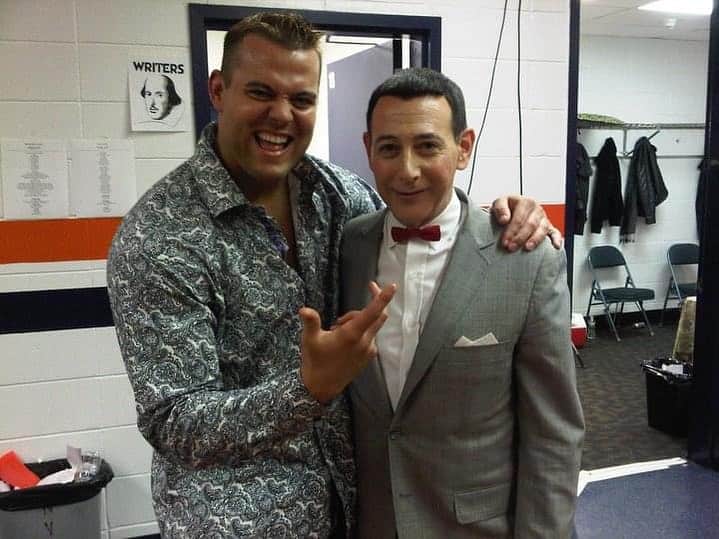 のインスタグラム：「R.I.P. Pee Wee Herman. Very nice guy when we met. 👍👍👍」