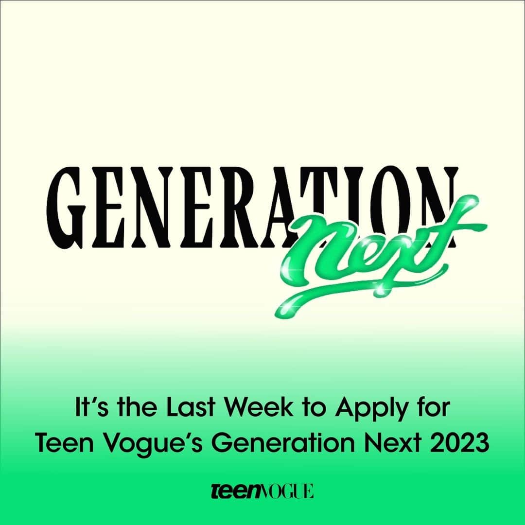 Teen Vogueさんのインスタグラム写真 - (Teen VogueInstagram)「Calling all fashion designers! 🚨 Generation Next is back, and Teen Vogue is looking for the next wave of diverse, young students who have something to say through fashion design. Our mission is to provide resources that will set them up for success, bringing them together with fashion industry insiders to create critical networking opportunities and foster new relationships. ✨  Interested? The application closes 8/4, so head to the link in bio to apply! 📝」8月1日 6時00分 - teenvogue