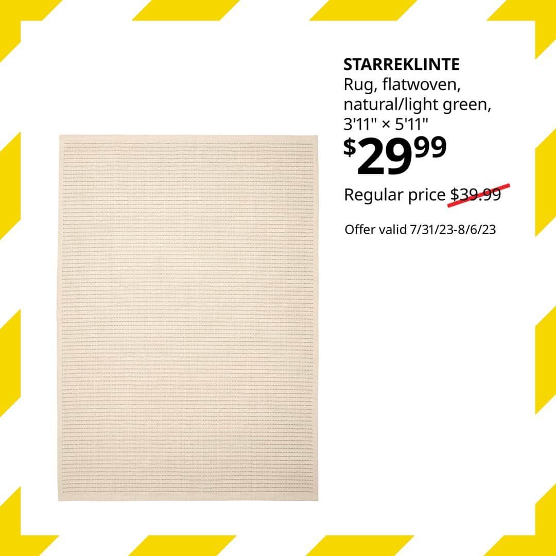 IKEA USAさんのインスタグラム写真 - (IKEA USAInstagram)「Seize the savings! Don't miss the latest Deal of the Week! Refresh your space for less!  Hurry, offer ends 8/6/23! Shop link in bio.」8月1日 7時00分 - ikeausa