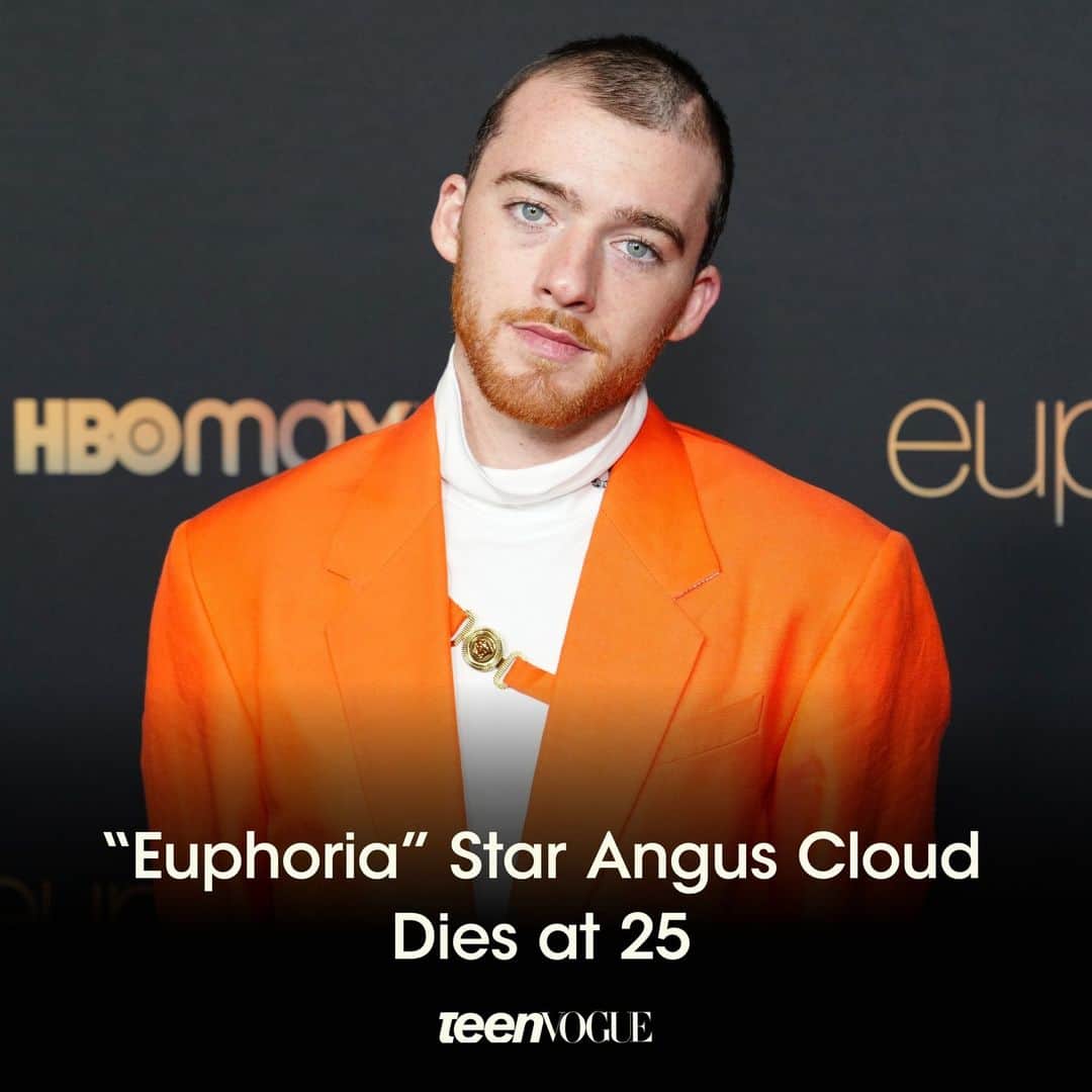 Teen Vogueのインスタグラム：「Angus Cloud, the actor best known for his role as Fezco “Fez” O’Neill on the hit HBO series Euphoria, has died at age 25. His family released a statement on Monday afternoon. Read the full story at the link in bio.  (Photo by Getty Images)」
