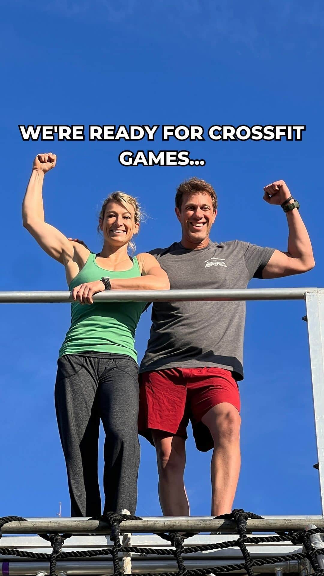 ジェシー・グラフのインスタグラム：「Our 2023 @crossfit journey has hit the elite level! @racioppifran and @jessiegraffpwr built the foundation through @wodapalooza, @crossfittraining, and @sandlotjax. Now it’s time for the toughest WOD of all… @crossfitgames 💪🏼  Join us in Madison all week alongside our partners @usarmy, @usarmywarriorfit, @wodify, @drinkherobeverage and @goruck 🇺🇸 Let the games begin!   #crossfit #crossfitgames #fitness #fitnessjourney #madison #elite #performance」