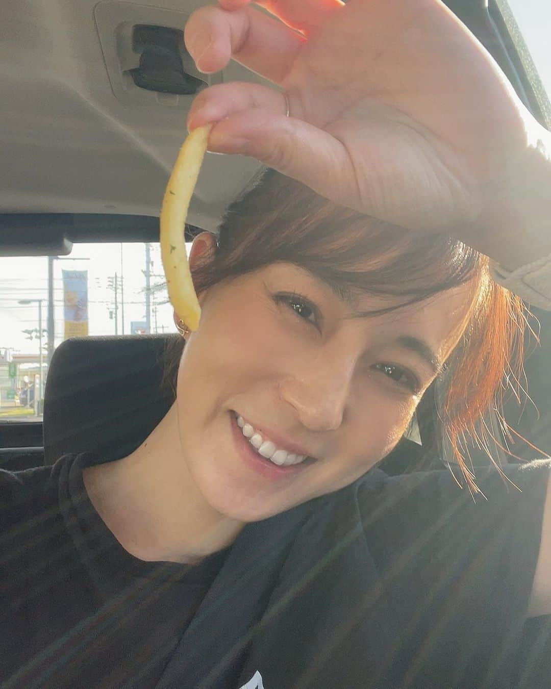 薄井しお里のインスタグラム：「らぶ🍟🥳」