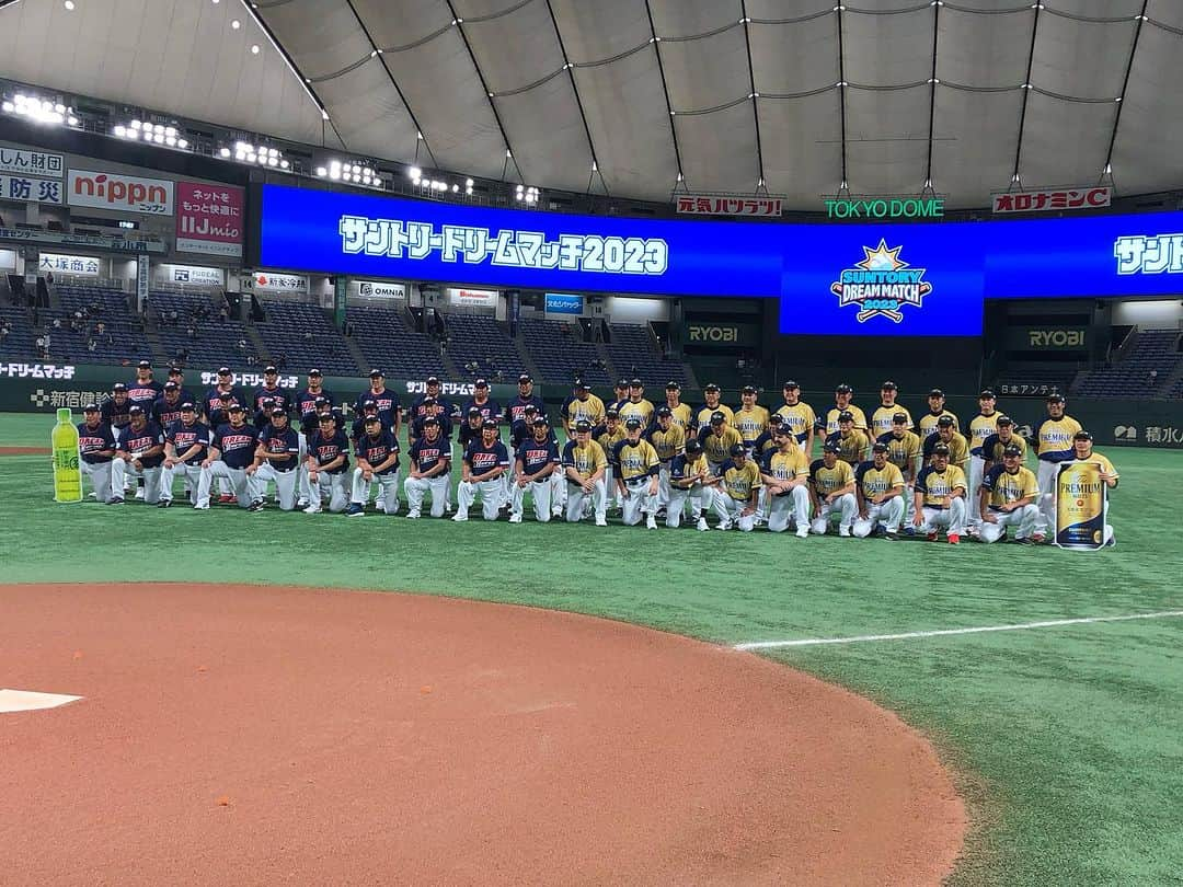 天谷宗一郎さんのインスタグラム写真 - (天谷宗一郎Instagram)「サントリードリームマッチ2023に今年も呼んでいただきました🤤 ビッグレジェンドの皆さんと同じ時間を共有出来て楽しかったです🏟️ #サントリードリームマッチ」8月1日 9時55分 - soichiroamaya