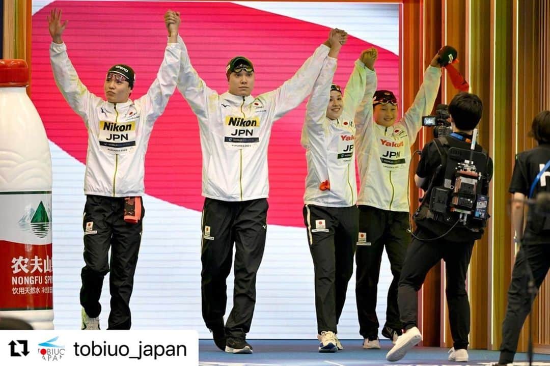 池本凪沙さんのインスタグラム写真 - (池本凪沙Instagram)「・  世界水泳福岡たくさんの応援ありがとうございました🫶🏻  レース的には成長できた部分が多くあり、世界水泳という大舞台をとても楽しめたなと思いました🎌 ですが、まだまだ自由形で海外の選手と同等に戦って行くには壁が高いんだなとも感じさせられました。  自国開催での世界水泳、歓声や応援がとても励みになりましたありがとうございました📣🫡  これからももっともっとがんばっていきます‼︎  #世界水泳福岡2023 #worldaquatics  @tobiuo_japan  @arenajapan」8月1日 10時40分 - na_gi_825
