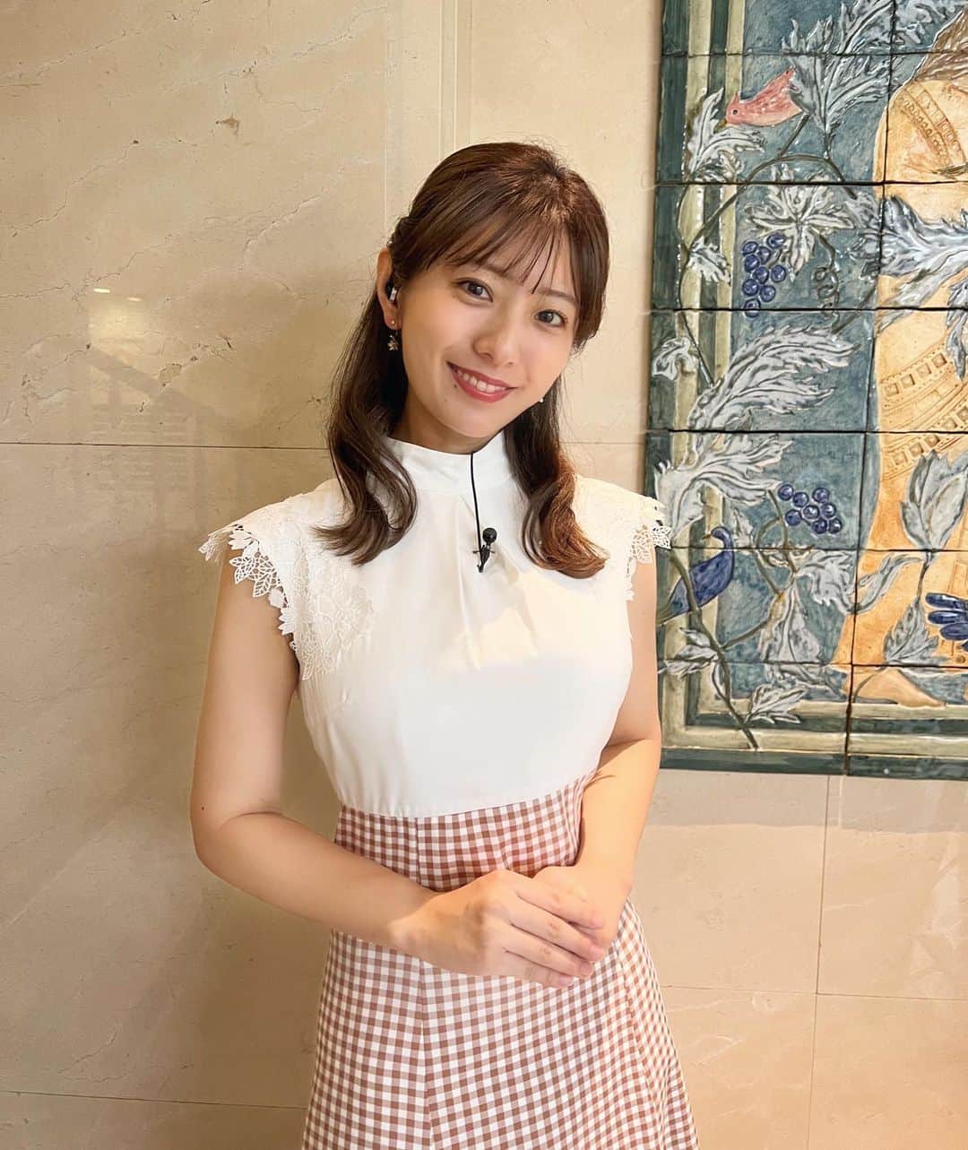 白戸ゆめののインスタグラム：「👗  お久しぶりになっちゃいました🥺 #東京インフォメーション #衣装」