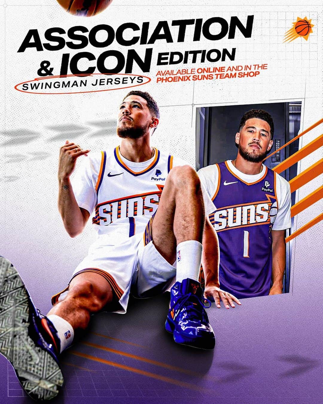 フェニックス・サンズさんのインスタグラム写真 - (フェニックス・サンズInstagram)「🚨 ON-SALE NOW 🚨  Purchase your new Association & Icon Edition jerseys today: link in bio   @PayPal | Suns.com」8月1日 22時17分 - suns