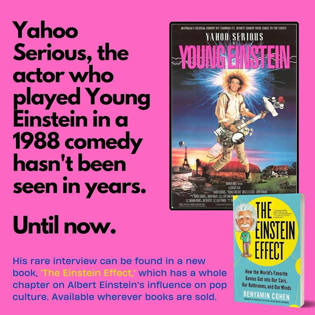 アルベルト・アインシュタインのインスタグラム：「'The Einstein Effect' is a new book that explores the modern-day relevancy of Albert Einstein – from science and technology to art and culture. Available wherever books are sold. 📚」
