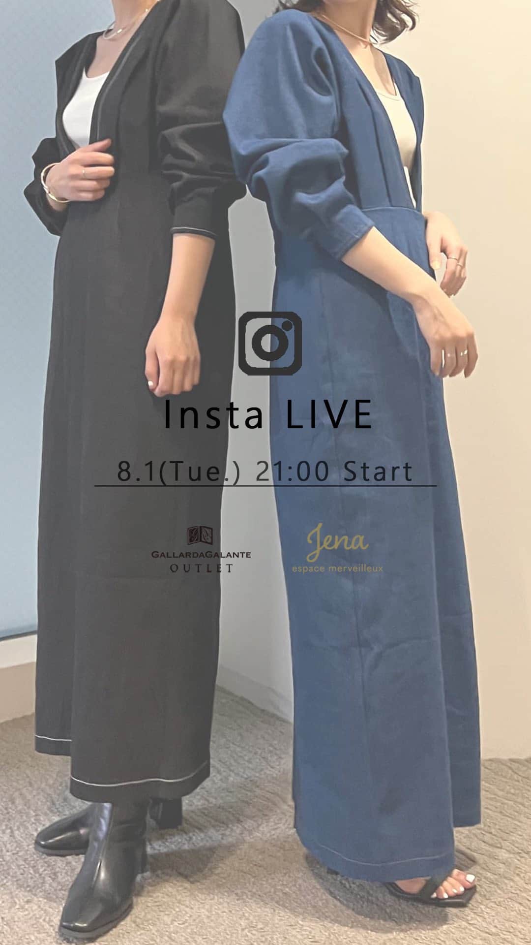 GALLARDAGALANTE OUTLETのインスタグラム：「オンライン予約販売中の アイテムを中心にご紹介✨  Staff▼▼ @gg_outlet_riho  @gg_outlet_sena  @gg_outlet_minori   ITEM▼▼ @jena_espacemerveilleux  公式オンラインショップは 【Jena パルクローゼット】【Jena 楽天】で検索🔍  ⁡＿＿＿＿＿＿＿＿＿＿＿＿  #ガリャルダガランテアウトレット #ジェナエスパスメルヴェイユ #ジェナコーデ #大人コーデ #カジュアル  #キレイめカジュアルコーデ #カジュアルコーデ  #大人カジュアル #大人カジュアルコーデ  #パンツ  #パンツコーデ  #楽ちんコーデ #シャツ #シャツコーデ  #ニット #カラーシャツ #カラーシャツコーデ #カラーコーデ  #デニム #デニムコーデ #ワンピース #ワンピースコーデ #セットアップ #セットアップコーデ」