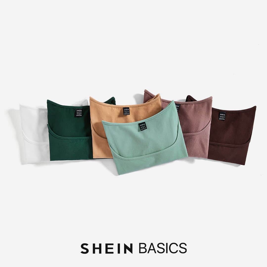 SHEINのインスタグラム：「Top off your look with BASICS in earthy, calming hues that say "neutral, never boring" 💫  🔎2310190 2726967 3034063 2726946 13027033 2726976  #SHEINBASICS」