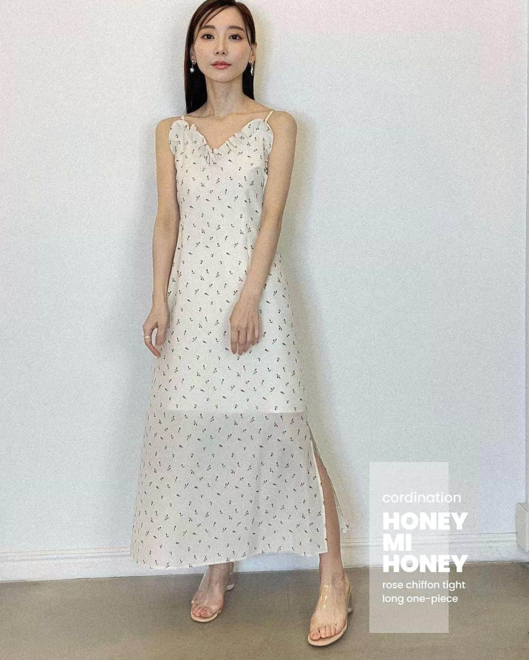 葉月祥子さんのインスタグラム写真 - (葉月祥子Instagram)「rose chiffon tight long one-piece🍒 ⁡ HONEY MI HONEY ⁡ @honeymihoney_official  @honeymihoney_style  ⁡ #honeymihoney #ハニーミーハニー #fashion #ファッション #ファッションコーデ #style #コーディネート #ロングワンピース #ワンピースコーデ #フェミニン #モード #ハイファッション #tokyo #model #modellife #8月ですねぇ 🫠🌞」8月1日 23時36分 - shokohazz210