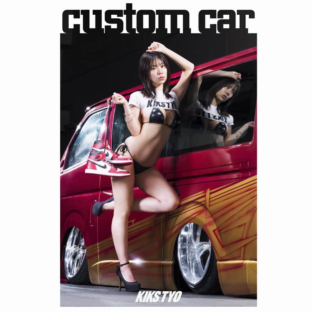 KIKSTYOさんのインスタグラム写真 - (KIKSTYOInstagram)「. 本日8/1発売のカスタムcar @customcar_magazine.japan にてコラボ企画掲載して頂いております!!!  表紙はもちろん後半にもコラボ企画の詳細が載っておりますので、是非書店やコンビニなどでごお買い求め下さい。  誌面では、現在販売中のトリプルコラボTEEシャツのプレゼント企画もやっていますのでそちらも是非!!! . #kikstyo #kiksgirls #customcar #カスタムカー #fuminasuzuki #鈴木ふみ奈」8月1日 15時42分 - kikstyo