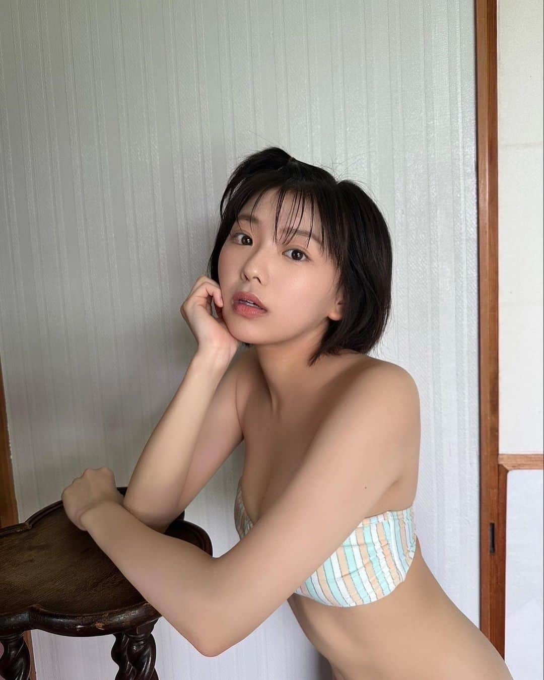 大熊杏優さんのインスタグラム写真 - (大熊杏優Instagram)「本日8月1日（火）の「FLASH」に登場してます🧸 浴衣も着させてもらえて夏を感じられました🍉 とっても楽しい撮影だったのでぜひゲットしてください♡」8月1日 19時20分 - ayuokuma