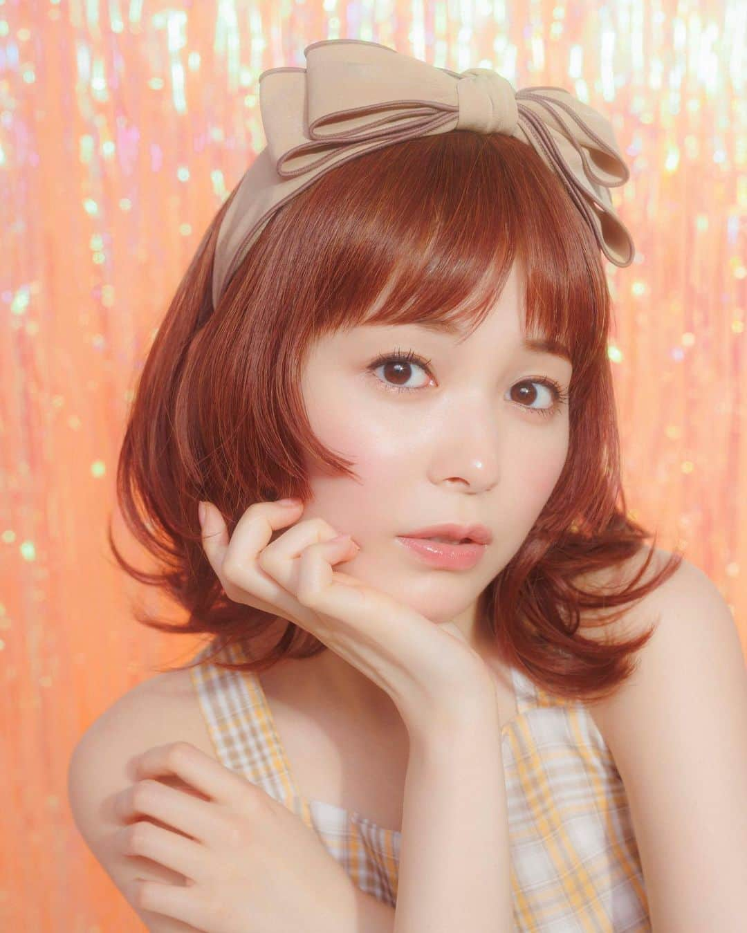 寺田茉布のインスタグラム：「MAQUIAonline  ときめきトゥナイト ヒロインなりきりメイク 久間田琳加さん  #ときめきトゥナイト #池野恋先生 #なるみちゃん  https://maquia.hpplus.jp/makeup/news/84781/  @maquia.magazine  @rinka_kumada0223  @chigirakeiko  @marino_stylist」