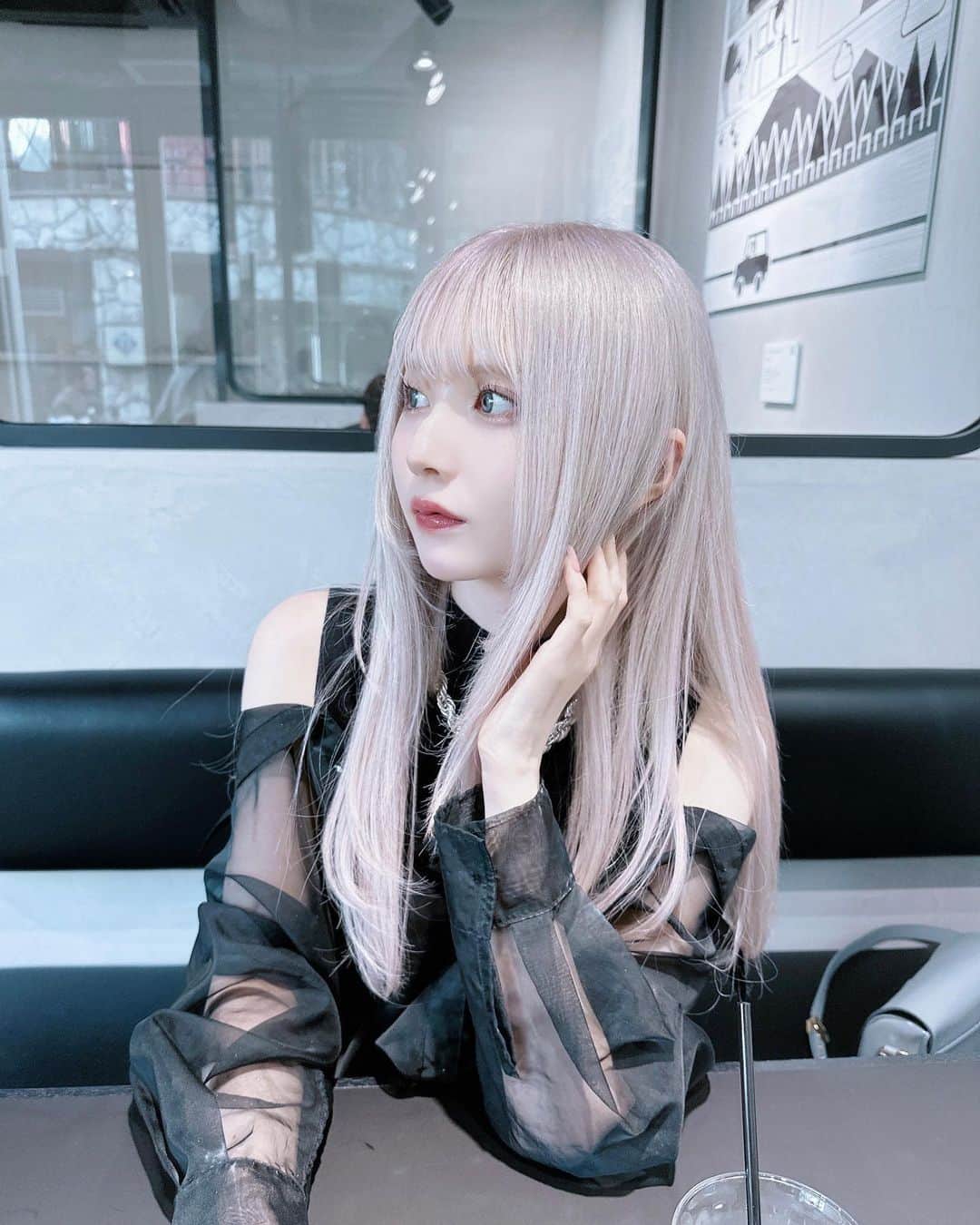 仲川琉菜のインスタグラム：「載せてなかった5月の黒ルナさん」