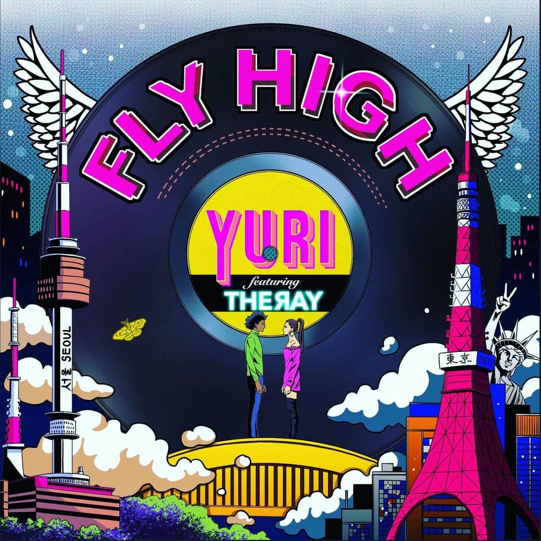 YURIのインスタグラム：「8.9.23 NEW SINGLE “FLYHIGH” YURI feat. THERAY  後少し🔥  My new single is dropping in a week ya’ll 🔥🔥🔥  #YURI #RnB #artist #유리 #가수 #일본 #THERAY  #FLYHIGH」