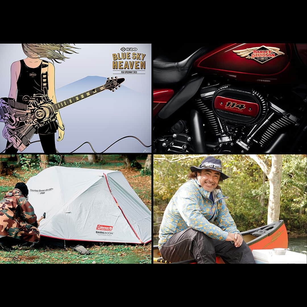 Coleman Japanのインスタグラム：「【BLUE SKY HEAVEN - 手ぶらキャンプ泊 チケット販売中🏕🏍】  8月26日・27日に静岡県・富士スピードウェイで、Harley-Davidson（#ハーレーダビッドソン ジャパン）が開催する日本最大級のライフスタイルフェス『BLUE SKY HEAVEN』にコールマンエリアが登場❗️  コールマンプロデュースの設営・撤収不要の「手ぶらキャンプ泊エリア」は、荷物を持たずにバイクで来場されたいライダーや、キャンプ初心者のご家族連れにもおすすめのエリアです。 ぜひ、この機会にご参加ください👍  🎟お申込みはこちら https://blueskyheaven.jp/  開催日：8月26日（土）・27日（日）  ・  @harleydavidsonjapan @ken.tanaka_outside #灯そうColeman #灯そうコールマン #灯そう #Coleman #コールマン #Camp #キャンプ #キャンプイベント #HarleyDavidson #UnitedWeRide #ブルースカイヘブン #BLUESKYHEAVEN #ブルスカ #田中ケン」