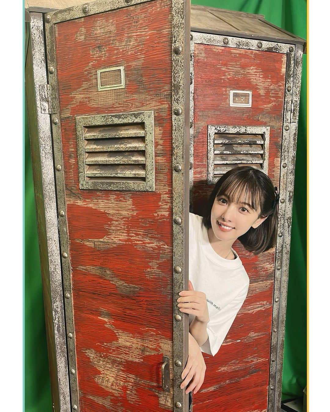 池田ショコラのインスタグラム：「ロッカーの中からこんにちは😀  念願のBPFロッカーでパシャリ〜😗📷♡ 中にサインも書いてきた( ´ ▽ ` )✌︎  #べるしょこBPF #BPF #DBD #deadbydaylight」