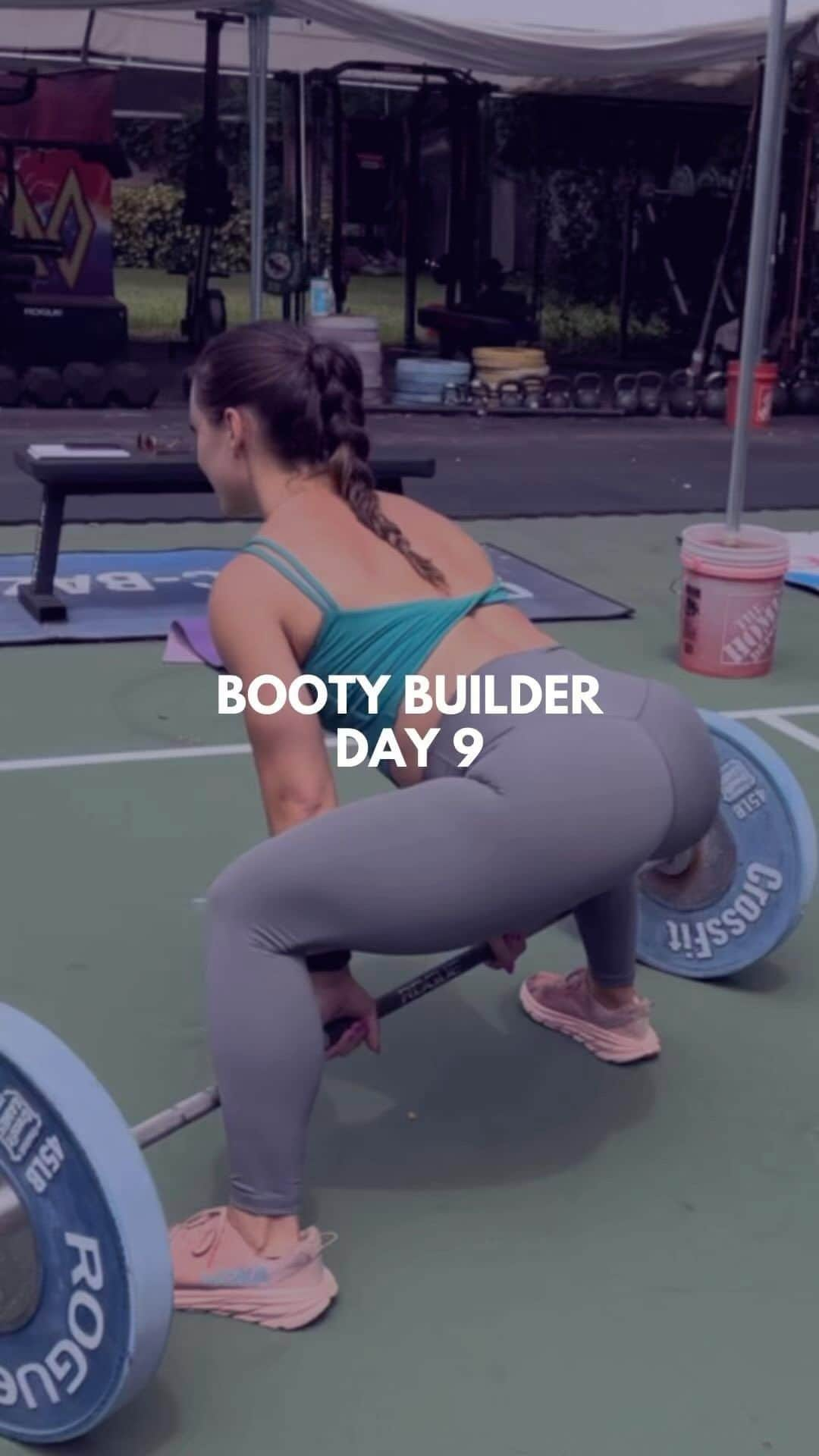 Camille Leblanc-Bazinetのインスタグラム：「BONUS BOOTY BUILDER DAY 9🔥  July is ending but your gains can keep growing🍑Continue getting two NEW glute focused workouts every week for only $10 per month- a perfect add-on to any functional fitness routine 🙌  Sign up at ferocefitness.com or with the link in our bio.  TODAY’S WORKOUT 👇👇  1️⃣HIP THRUST SUPERSET Build in weight.  💜Hip Thrust Set 1: 15 Reps with 3 sec down/ 3 sec up tempo Set 2: 12 Reps with 2 sec down/ 2 sec up tempo Set 3: 10 Reps Set 4: 10 Reps Set 5: 10 Heavy reps with 2 sec up/ 2 sec down, drop 30% of the load directly into max repetition with a 1 sec pause at the top.   After each set, Immediately into 💜60 sec banded sumo walk  Rest 2 minutes between set  Note: For the sumo walk place a band around your knees or ankles, bend your knees and push your butt back while walking forward for 30 sec and backward for the next 30.  2️⃣SUMO DEADLIFT AND RDL 3 Sets  💜8 Reps of Barbell Sumo Deadlift with 3 second negative @ 60% of your 1 rep max  Immediately Into...  💜MAX Double Dumbbell Stiff leg Deadlift  with a 3 second negative down (stand just short of lock out to stay under tension)  Rest 2 minutes between set  Notes: if you need to substitute dumbbells for the sumo deadlift, go down to mid shin and not to the floor.  Use a medium load for the RDL, you should be able to get around 15 reps. Failure is when the technique breaks down.  3️⃣HAMSTRING FINISHER For time:  💜100 dimmell deadlift into 💜100 banded hamstring curls into 💜50 single leg hip thrust each leg  Note: The dimmel deadlift should be a hinge and meant to be fast, bend and extend at the hip. Do not drop below the knee.  #gluteworkout #bootyworkout #glutes #hamstrings #bootybuilding #strengthtraining #bootyprogram #gluteprogram」