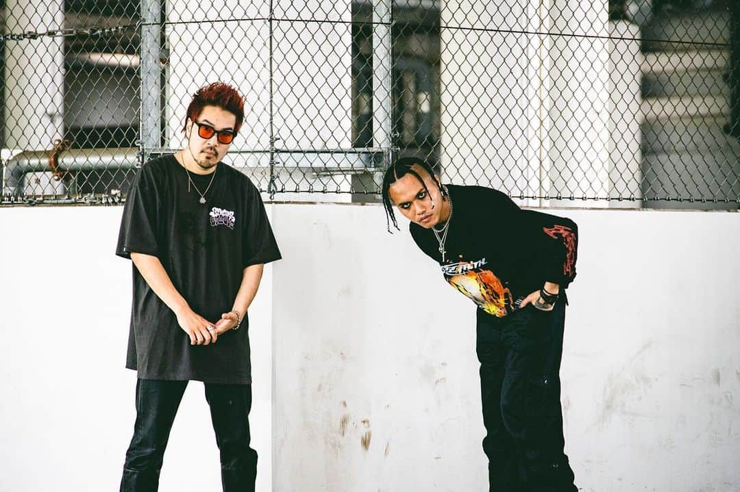 Crossfaithのインスタグラム：「Crossfaith Summer Collection 2023  ASCII Art Tee - @julian_hespenheide  Species Of Love Tee and Boonie Hat - @taka_6_vof  Hazy Death Tee - @poisonous.nk  Boost!!! L/S Tee and 2023 Towel - @hollowedgraphix」