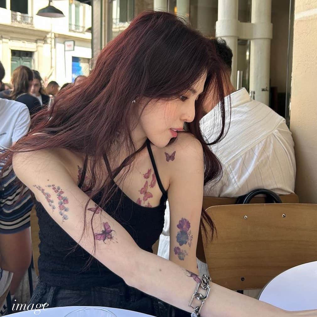 原涼香のインスタグラム：「ハンソヒちゃんかわいすぎる❤️ ヘアーのイメージで持ってきてくださる方も多いです( ¯꒳¯ )b✧ ㅤㅤㅤㅤㅤㅤㅤㅤㅤㅤㅤㅤㅤ ㅤㅤㅤㅤㅤㅤㅤㅤㅤㅤㅤㅤㅤ この写真はイメージで私が撮影したものではございません ㅤㅤㅤㅤㅤㅤㅤㅤㅤㅤㅤㅤㅤ」