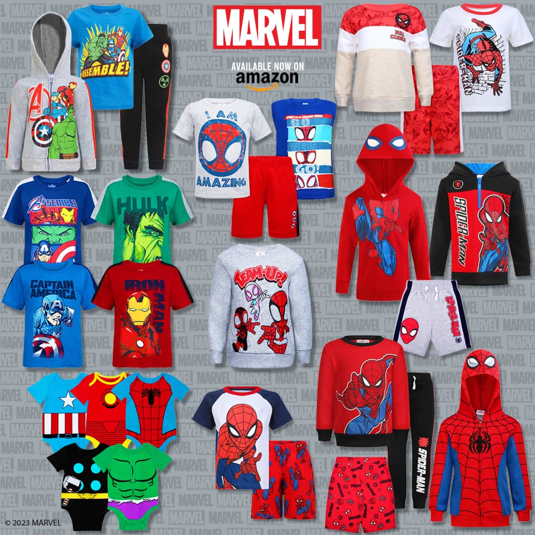 Marvel Entertainmentさんのインスタグラム写真 - (Marvel EntertainmentInstagram)「Feel like a Super Hero in these Marvel styles, available on Amazon. #ad」8月1日 22時00分 - marvel